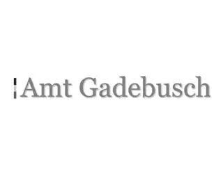 Logo with the words 'Amt Gadebusch' preceded by a small vertical bar (municipal insignia).